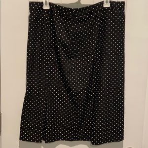 Poka dot skirt